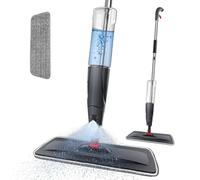 Spray Mop with Washable Pads Floor Mop with Spray, 360° Swivel Head, Wet and Dry, 1 Microfibre Replacement Head Pads - Spray Mops for Cleaning Floors, Floor Mops for Tiled Floors