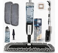 Spray Mops for Cleaning Floors - DARIS Microfibre Flat Mop with Sprayer Wet Dry Floor Mop for House Cleaning with 2 Reusable Replacement Pads and 1 Refillable Bottle for Home Kitchen Bathroom Cleaning