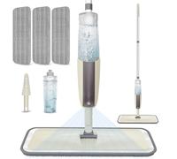 Spray Mops for Cleaning Floors - Microfibre Floor Mop with 3 Washable Pads