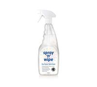 Spray N Wipe | Antibacterial Cleaner | 750ml Bottle | Multi-Surface Sanitiser | Kitchen & Bathroom | Antiviral Surface Cleaning | Kills >99.99% of Bacteria & Viruses