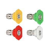 Spray Nozzle - 1.18x1.1x0.83 inches Pressure Washer Nozzles, Portable PressureWasher Tips, 1/4 Inch Quick Connect Cleaning | Lightweight High Pressure Washer Nozzles for Cleaning Car Garden Lawn Ya