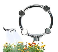 Spray Nozzle - Multi-Head Sprayer Garden Hose Splitter, Lightweight, Removable Stainless Steel Nozzle, Showers Pets, Watering Plants, Cleaning Car Washes