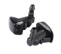 Spray Nozzles Compatible with Mercury for Milan 2008-2012 OEM:8E5Z-17603-A 986303S000 8E5Z17603A 2pcs Black ABS Washer Nozzle Rubber Gaskets