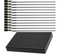 Spray Paint Clamping, Painting Stand Base and Alligator Clip Stick Set, Metal Wire Alligator Clamps, Tailed Clasp Clips for Hobby Modeling DIY Memo, Photo, Card