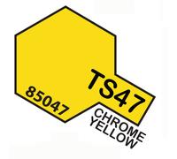 Spray Paint for Plastic 100 Ml. Chrome Yellow TS47 TAMIYA