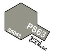 Spray Paint for Polycarbonate 100 ml. Bright Gun Metal PS63 TAMIYA