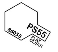 Spray Paint For Polycarbonate 100 Ml. Flat Clear Ps55 TAMIYA