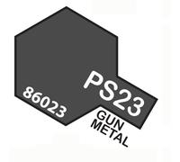 Spray Paint For Polycarbonate 100 Ml. Gun Metal Ps23 TAMIYA
