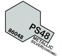 Spray Paint for Polycarbonate 100 Ml Metallic Silver (Chrome) PS48 TAMIYA
