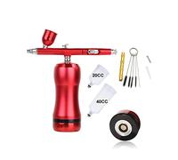 Spray Paint Machine, Black Ice Manufacture Air Brush Airbrush with Compressor Best Quality Cordless Rechargeable Car Spray Craft Paint(Clear)