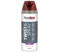 SPRAY PAINT PLASTIKOTE TWIST & SPRAY 400ML CHALK MATT SATIN GLOSS PRIMER SEALER