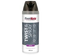SPRAY PAINT PLASTIKOTE TWIST & SPRAY 400ML CHALK MATT SATIN GLOSS PRIMER SEALER