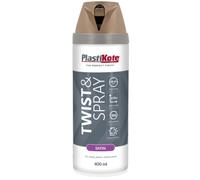 SPRAY PAINT PLASTIKOTE TWIST & SPRAY 400ML CHALK MATT SATIN GLOSS PRIMER SEALER