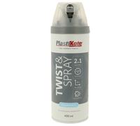 SPRAY PAINT PLASTIKOTE TWIST & SPRAY 400ML CHALK MATT SATIN GLOSS PRIMER SEALER
