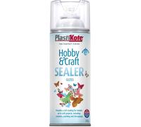 Plastikote 414001 Hobby & Craft Sealer Spray Clear Gloss 400Ml