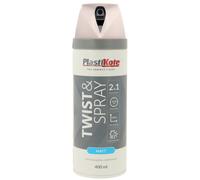 SPRAY PAINT PLASTIKOTE TWIST & SPRAY 400ML CHALK MATT SATIN GLOSS PRIMER SEALER