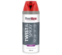SPRAY PAINT PLASTIKOTE TWIST & SPRAY 400ML CHALK MATT SATIN GLOSS PRIMER SEALER