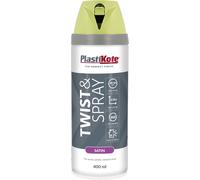 SPRAY PAINT PLASTIKOTE TWIST & SPRAY 400ML CHALK MATT SATIN GLOSS PRIMER SEALER