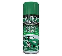 Spray Paint Pro Gloss Racing Green Aerosol 400ml can - Quick Dry, All Purpose Spray Paint for Interior and Exterior for can Bikes Vans Cars & Other Surfaces