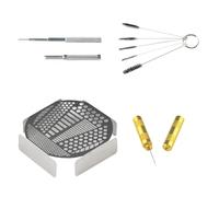 Spray Pen Repair Cleaning Kit,Body Art Tool Spray Pen Cleaner Multi-Purpose Brushes | Practical Portable Maintenance Brush Kit for Graffiti Tools