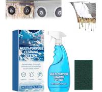 Spray Tablets & Spray Bottle, 2024 Upgrade Foam Spray Tablets & Spray Bottle, Spray All Purpose Cleaner for Kitchen, Countertop, Bathroom, Oven, 120ml (1pcs)
