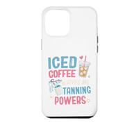 Spray Tan Artist Iced Coffee gives me Tanning Powers Case for iPhone 12 Pro Max