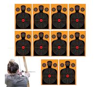 Spray Target - Paper 18 x 12 Inch 10 Pieces | Reactive Paper Target Set | Shots Burst Papers for Outdoor Exercises, Backyard Training, Team Activity, Recreation, Children and Adults