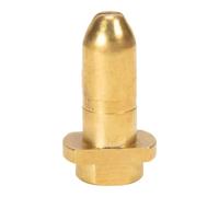 Spray Tip Brass Nozzle - High Pressure Bullet Nozzle for Garden Vehicle | Solid Machined Brassware with Shaped Portable Hose, Leakproof Thread Fitting for Twist Sprayer Indoor Floor, 1x0.56in