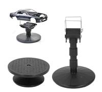 Spray Work Painting Stand Set, 19cm Rotate Turntable Sculpting Wheel, Revolving Cake Turnable, Painting Turn Table Stand, Model Painting Holder Base for Cars, Airplanes