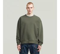 Sprayed 89 Graphic Loose Sweater - Grey - Men M