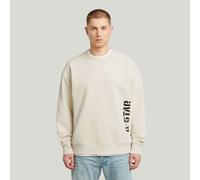 Sprayed 89 Graphic Loose Sweater - White - Men XS