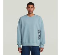 Sprayed 89 Loose Sweater - Light blue - Men XS