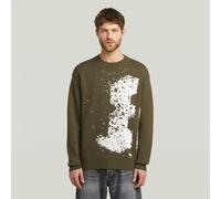Sprayed 89 Relaxed Knit - Green - Men M