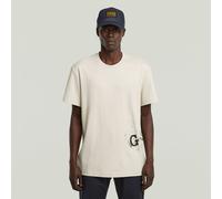Sprayed Graphic T-Shirt - White - Men M