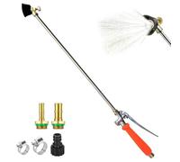 Sprayer Wand Replacement,Replacement Garden Sprayer Wand | Adjustable Nozzle Irrigation Tool with Hose Quick Connector Shut Off Valve for Outdoor Shrub Flower Bed Lawn Backyard Vegetable Patio Tree