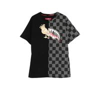 Sprayground checkered graphic T-shirt - Black 12 yrs