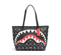 Sprayground Gray Peeking Character Check | Tote bag | black,grey