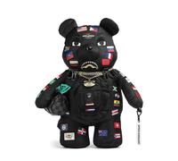 Sprayground James Flags Bear Backpack, 2L, unisex, black