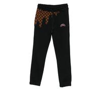sprayground kid checkered track pants - Black 10 yrs