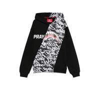sprayground kid Diagonal Split Raceway hoodie - Black 8 yrs