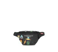 sprayground kid graphic-print belt bag - Black One Size