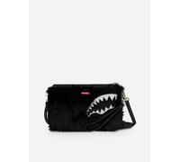 Sprayground Kids Fur Cray Crossover Clutch in Black (25cm) - Black - One size