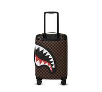 Sprayground sawtooth sharks checked suitcase - Brown One Size