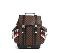 Sprayground Sawtooth Sharks in Paris Monte Carlo Backpack, 19L, unisex, brown