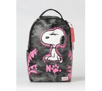 SPRAYGROUND Snoopy Pink Stencil Coated Cotton Backpack