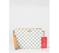 SPRAYGROUND The Private Jet Shark Club Saffiano Coated Cotton Pouch with Check Pattern - Size: OS - male