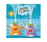 (Spraying frog) 25 water spray rocket baseball helicopter frog outdoor sprinkler toy lawn water play toy