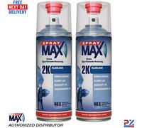 SprayMax 2K Clear Coat Gloss 400ml - 680061 - High Performance Lacquer X2