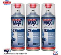 Spraymax 2K Clear Coat Spray Paint - Gloss High Pressure Sealant - 400ml Can