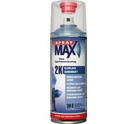 Spraymax 2K Clear Coat Spray Paint - Satin High Pressure Sealant - 400ml Can